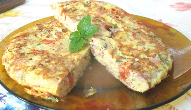 Omelete de Frios Tostada